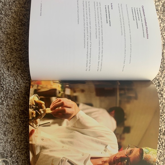 Sarma Melngailis “Living Raw Food” Cook Book Brand New Pure Food Wine Bad Vegan - Picture 5 of 12